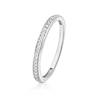 Thumbnail Image 2 of Perfect Fit Sterling Silver with Platinum Plating Eternity Diamond Ring