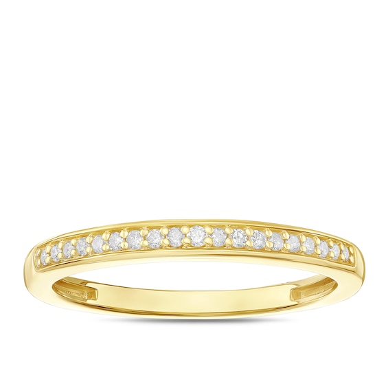 Perfect Fit 9ct Yellow Gold Diamond Ring
