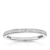 Thumbnail Image 1 of Perfect Fit Sterling Silver with Platinum Plating Eternity Diamond Ring