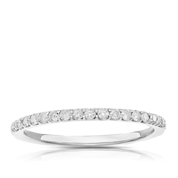 Perfect Fit Platinum Eternity 0.16ct Diamond Ring