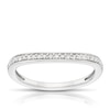 Thumbnail Image 1 of Perfect Fit Sterling Silver with Platinum Plating Eternity 0.14ct Diamond Ring