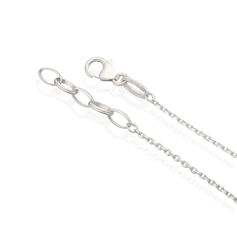 Main Image 3 of Sterling Silver Cultured Freshwater Pearl & Princess Cut Cubic Zirconia Bracelet