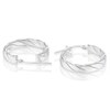 Thumbnail Image 2 of Sterling Silver 15mm Twisted Hoop Earrings