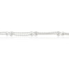Thumbnail Image 2 of Sterling Silver Double Strand Infinity Bracelet