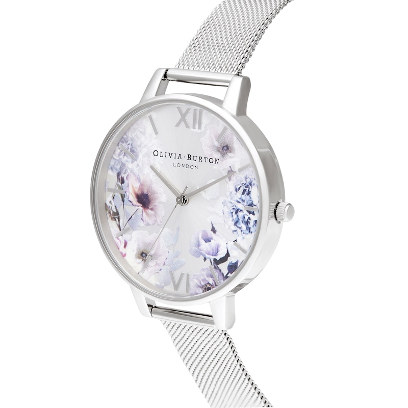 Main Image 3 of Olivia Burton Sunlight Florals 38mm Stainless Steel Watch & Bracelet Gift Set
