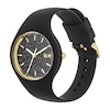 Thumbnail Image 2 of Ice Glitter Black Sequin & Silicone Strap Watch