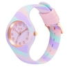 Thumbnail Image 2 of Ice Tie & Dye Sweet Lilac XS Silicone Strap Watch