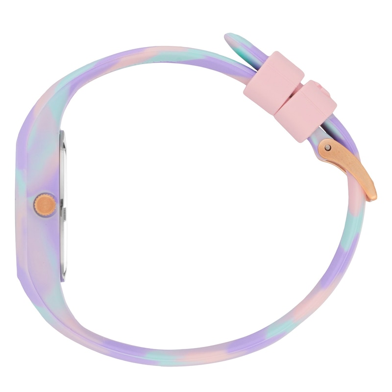 Main Image 3 of Ice Tie & Dye Sweet Lilac XS Silicone Strap Watch
