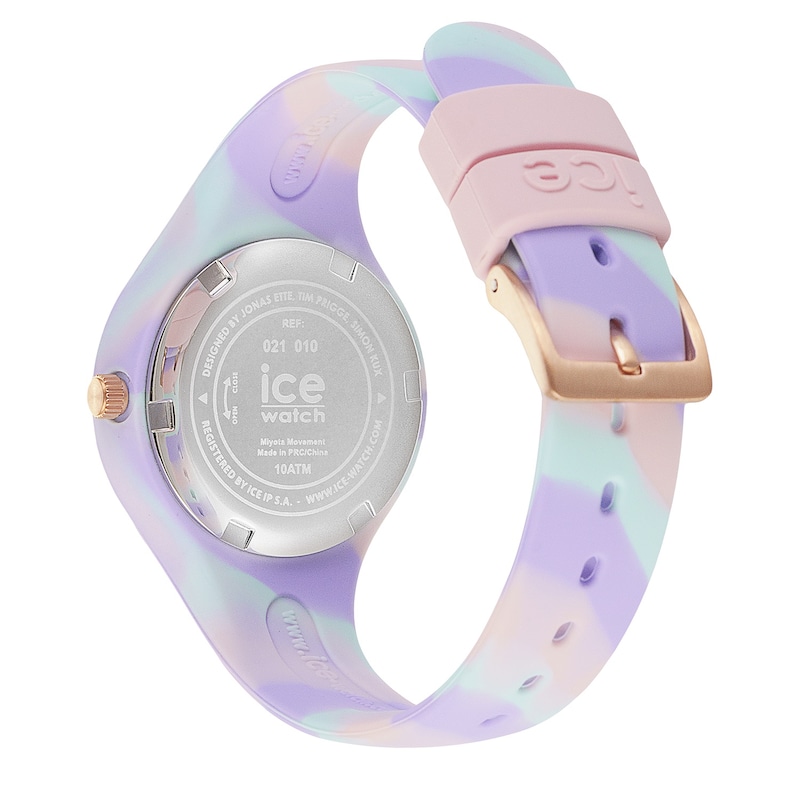 Main Image 4 of Ice Tie & Dye Sweet Lilac XS Silicone Strap Watch