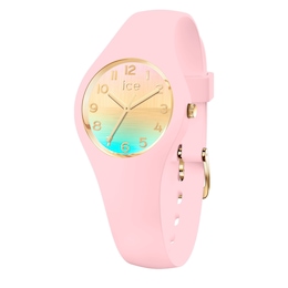Ice Horizon Pink Girly XS Silicone Strap Watch