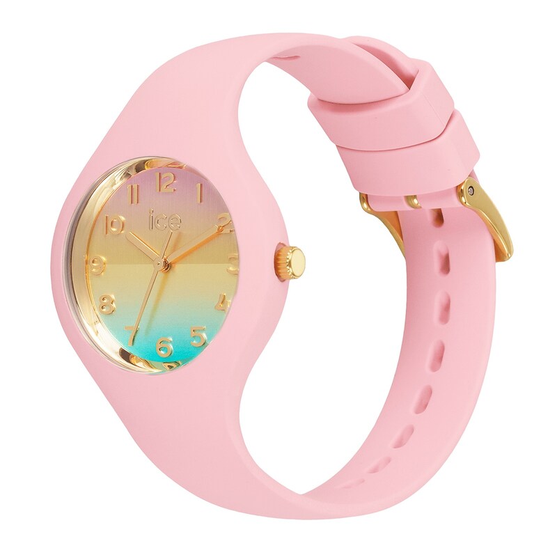 Main Image 2 of Ice Horizon Pink Girly XS Silicone Strap Watch
