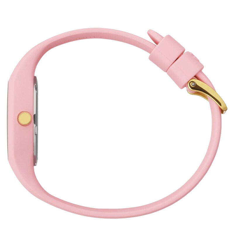 Main Image 3 of Ice Horizon Pink Girly XS Silicone Strap Watch