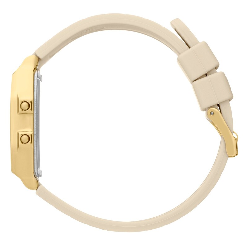 Main Image 3 of Ice Digit Retro Almond Skin Silicone Strap Watch
