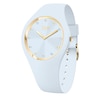 Thumbnail Image 1 of Ice Cosmos Crystal & Clear Sky Blue Silicone Strap Watch