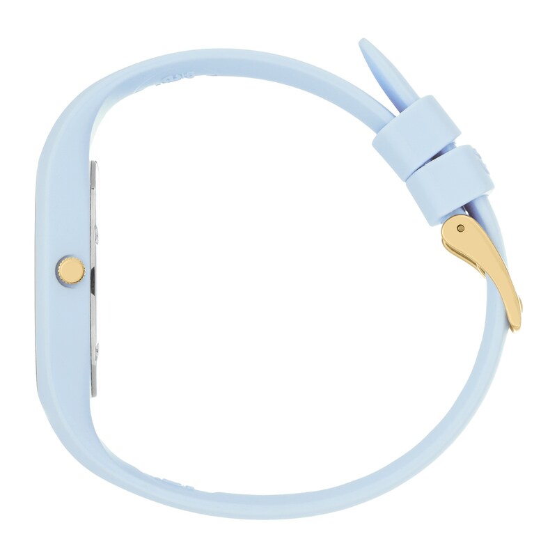 Main Image 3 of Ice Cosmos Crystal & Clear Sky Blue Silicone Strap Watch