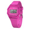 Thumbnail Image 1 of Ice Digit Retro Neon Pink Silicone Strap Watch