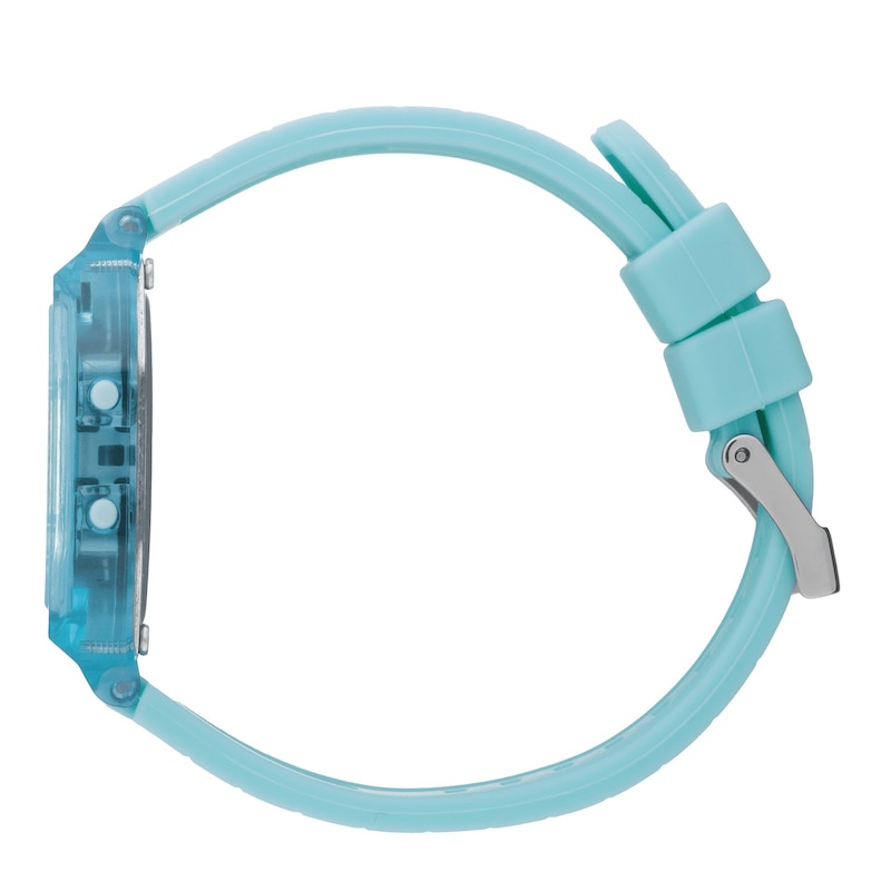 Main Image 3 of Ice Digit Retro Sky Blue Silicone Strap Watch
