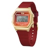 Thumbnail Image 2 of Ice Digit Retro Ruby Ember Small Silicone Strap Watch