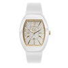 Thumbnail Image 1 of Ice Boliday Dome Glitter Dial & White Silicone Strap Watch