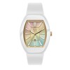 Thumbnail Image 1 of Ice Boliday Dome Rainbow Dial & White Silicone Strap Watch