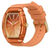Thumbnail Image 2 of Ice Boliday Dome Ombré Peach Dial & Silicone Strap Watch