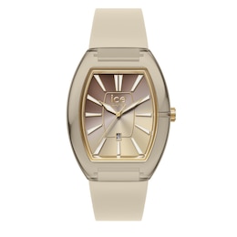 Ice Boliday Dome Ombré Almond Dial & Silicone Strap Watch