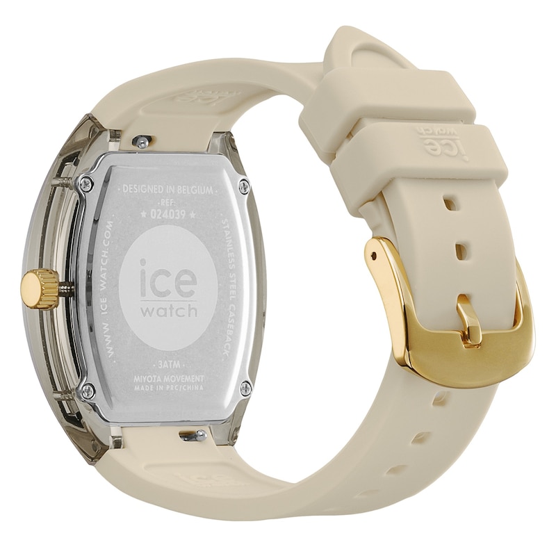 Main Image 4 of Ice Boliday Dome Ombré Almond Dial & Silicone Strap Watch