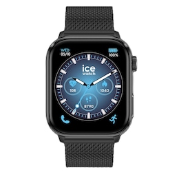 Ice Smart 3.0 Black 1.78" Amoled Milanese Mesh Strap Smartwatch