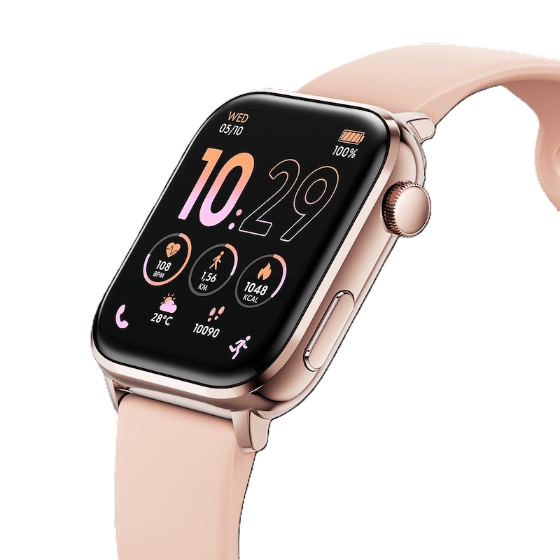 Main Image 3 of Ice Smart 3.0 Rose Gold & Nude 1.78" Amoled Dial & Silicone Strap Watch