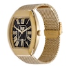 Thumbnail Image 2 of Ice Boliday Dome Black Dial & Gold Tone IP Milanese Mesh Bracelet Watch