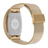 Thumbnail Image 4 of Ice Boliday Dome Black Dial & Gold Tone IP Milanese Mesh Bracelet Watch