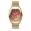Thumbnail Image 1 of Ice Boliday Dome Pink Dial & Gold Tone IP Milanese Mesh Bracelet Watch