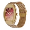Thumbnail Image 2 of Ice Boliday Dome Pink Dial & Gold Tone IP Milanese Mesh Bracelet Watch