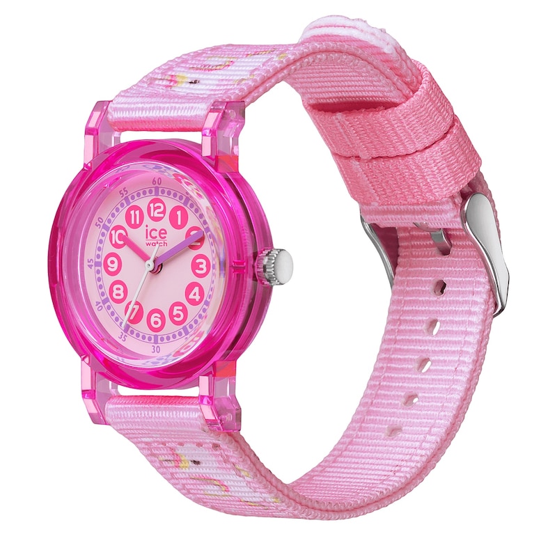 Main Image 2 of Ice Learning Pink Unicorn XS 28mm Nylon Strap Watch