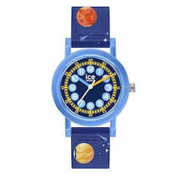Ice Learning Blue Space XS 28mm Nylon Strap Watch