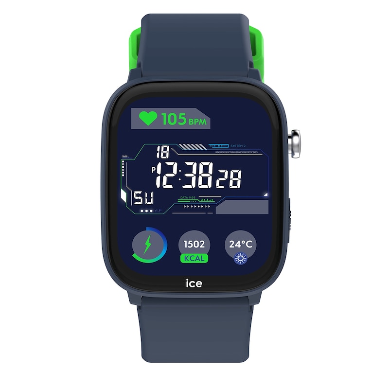Main Image 1 of Ice Smart Junior 3.0 Find My Blue 1.75" Silicone Strap Watch