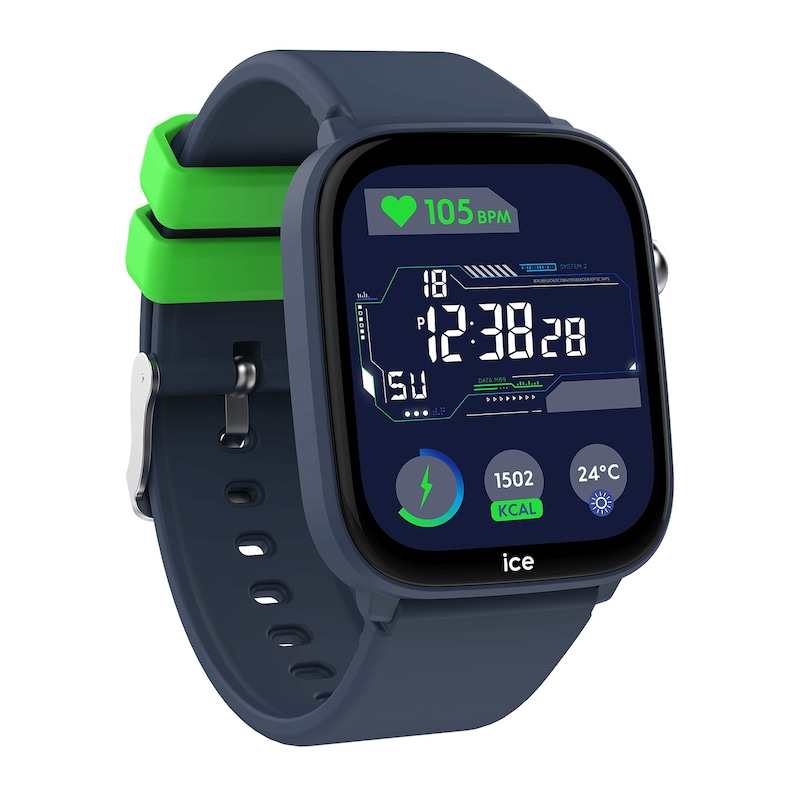 Main Image 3 of Ice Smart Junior 3.0 Find My Blue 1.75" Silicone Strap Watch