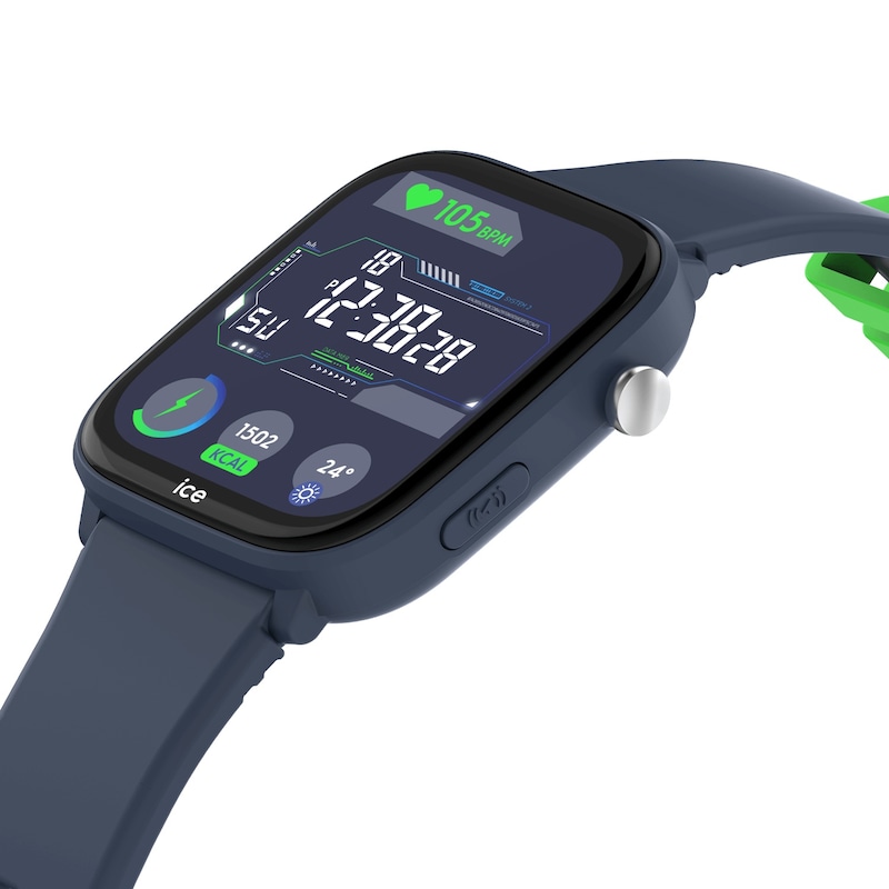 Main Image 4 of Ice Smart Junior 3.0 Find My Blue 1.75" Silicone Strap Watch