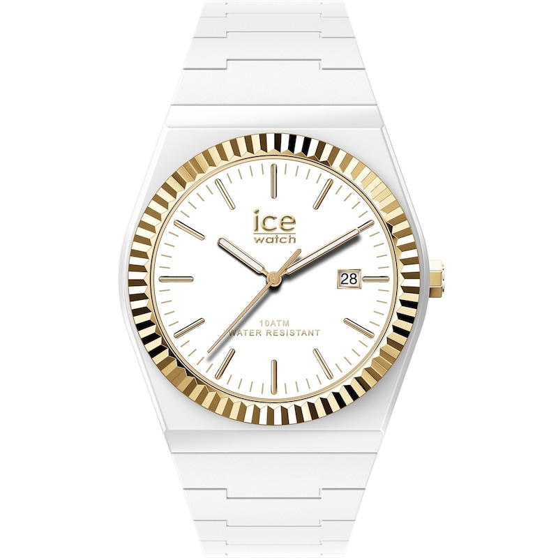 Main Image 1 of Ice Power Pw1 White Gold 36mm Silicone Strap Watch