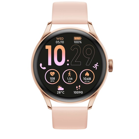 Ice Smart 3.0 Rose Gold Tone Nude 1.2 Amoled Dial and Smartw