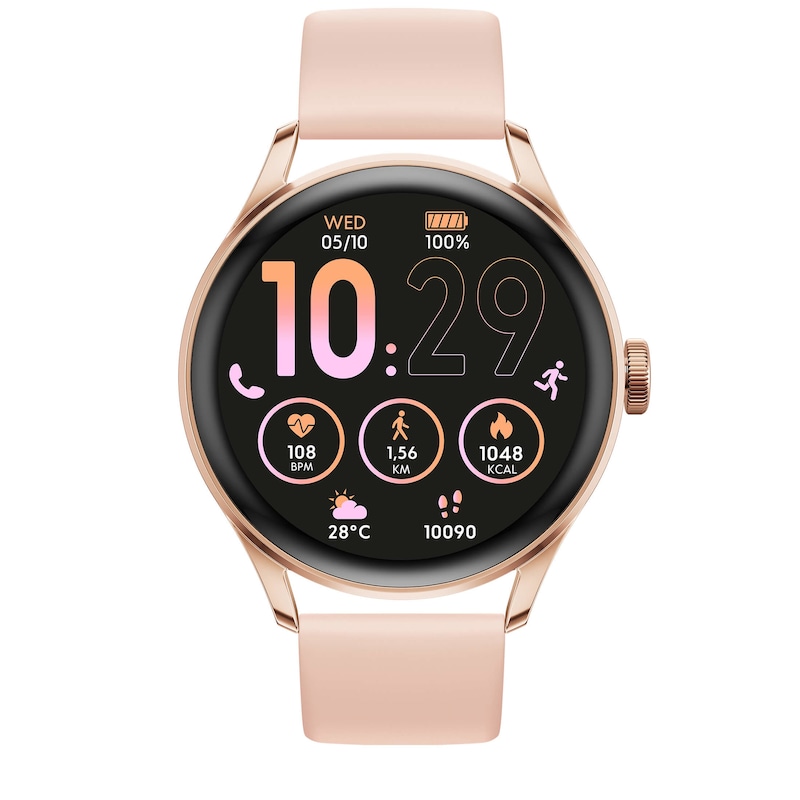 Main Image 1 of Ice Smart 3.0 Rose Gold Tone Nude 1.2" Amoled Dial & Smartwatch