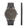 Thumbnail Image 1 of Sekonda Men's Grey Leather Watch Gift Set