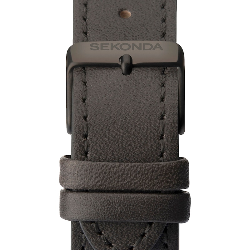 Main Image 8 of Sekonda Men's Grey Leather Watch Gift Set
