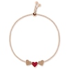Thumbnail Image 0 of Radley Rose Gold Tone Red Heart Bracelet