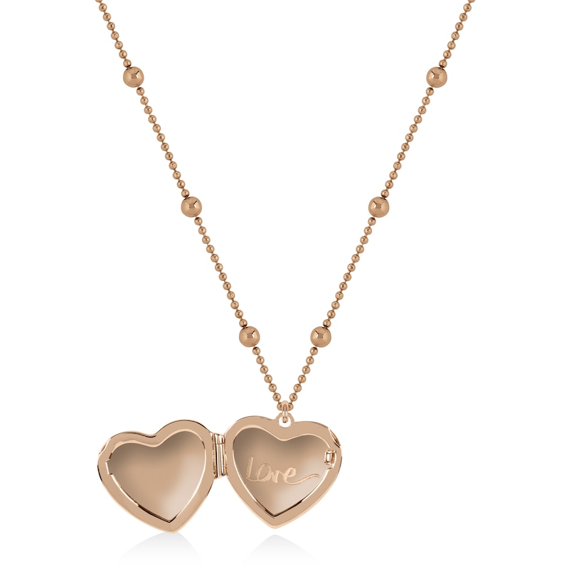 Main Image 2 of Radley Hello Love Rose Gold Tone Heart Locket