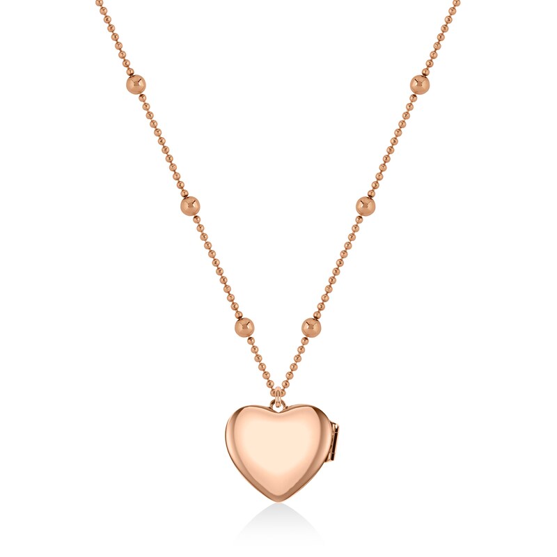 Radley Hello Love Rose Gold Tone Heart Locket