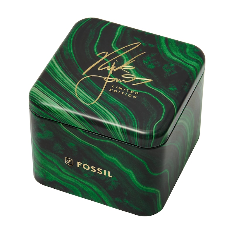 Main Image 10 of Nick Jonas x Fossil Machine Luxe Malachite Dial & Gold-Tone Stainless Steel Watch