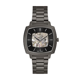 Nick Jonas x Fossil Machine Luxe Automatic Gunmetal Stainless Steel Watch