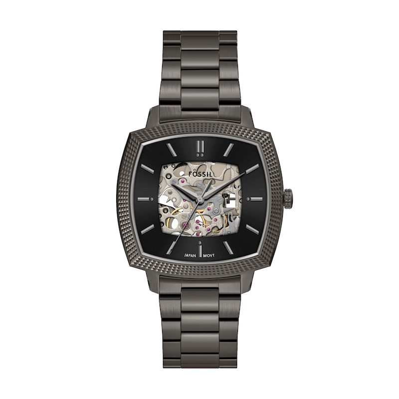 Main Image 1 of Nick Jonas x Fossil Machine Luxe Automatic Gunmetal Stainless Steel Watch