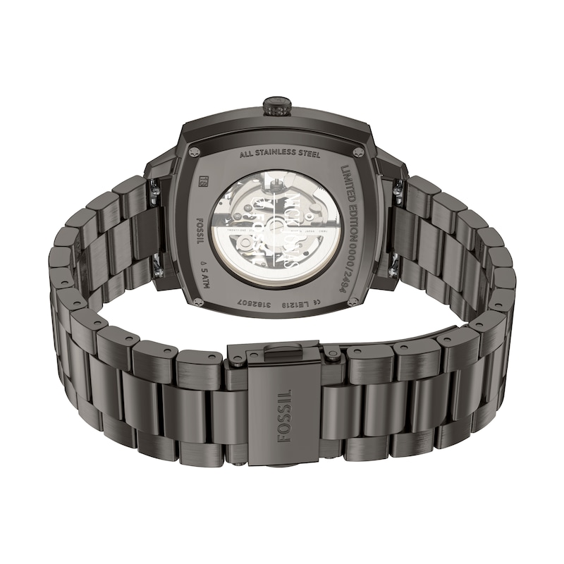 Main Image 5 of Nick Jonas x Fossil Machine Luxe Automatic Gunmetal Stainless Steel Watch